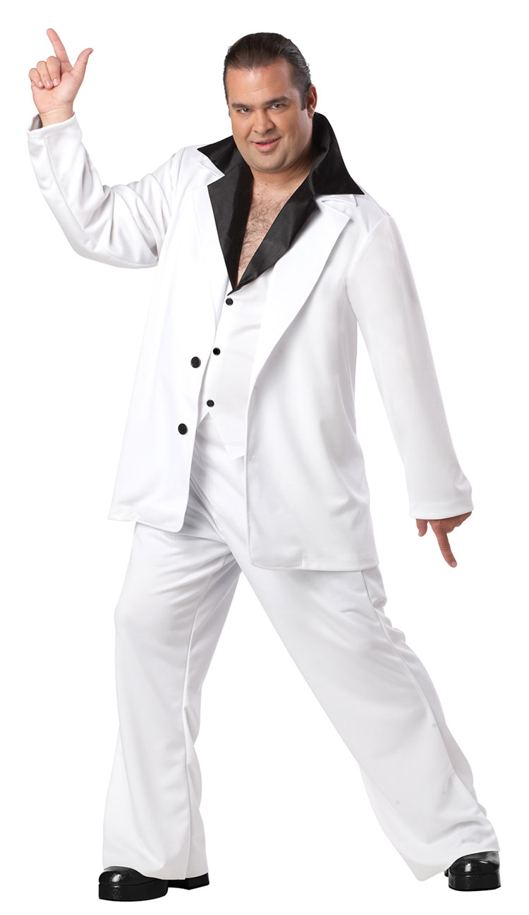 Plus Size Saturday Night Fever Costume