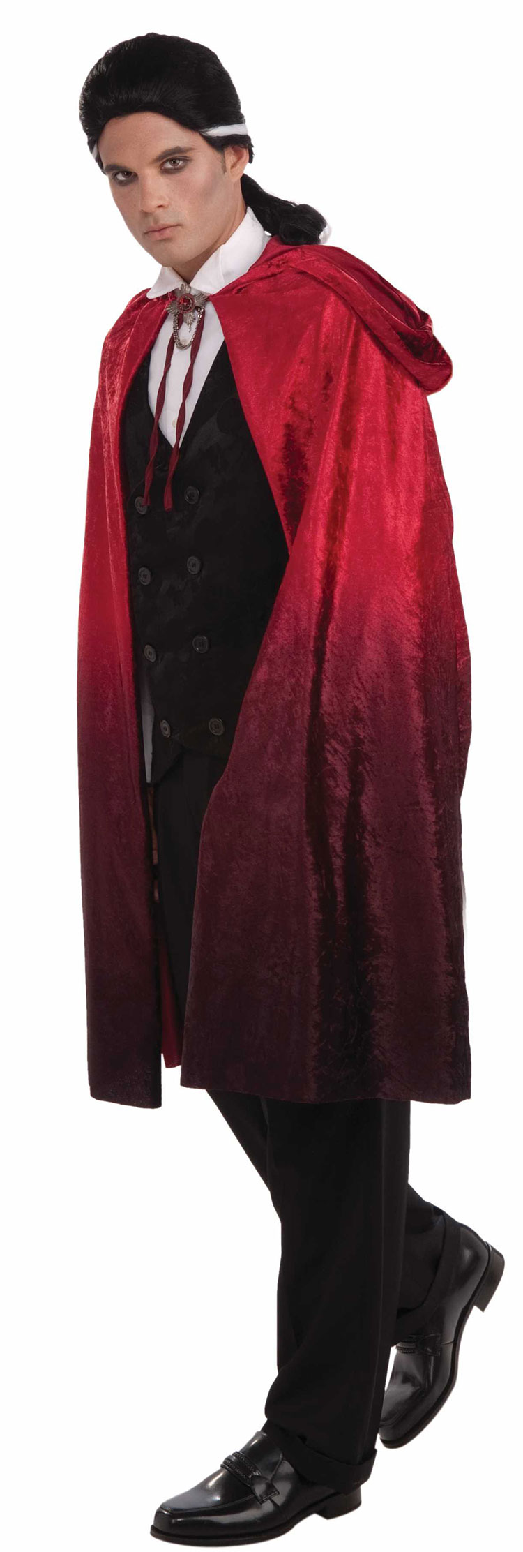 45 Red Faded Vampire Cape