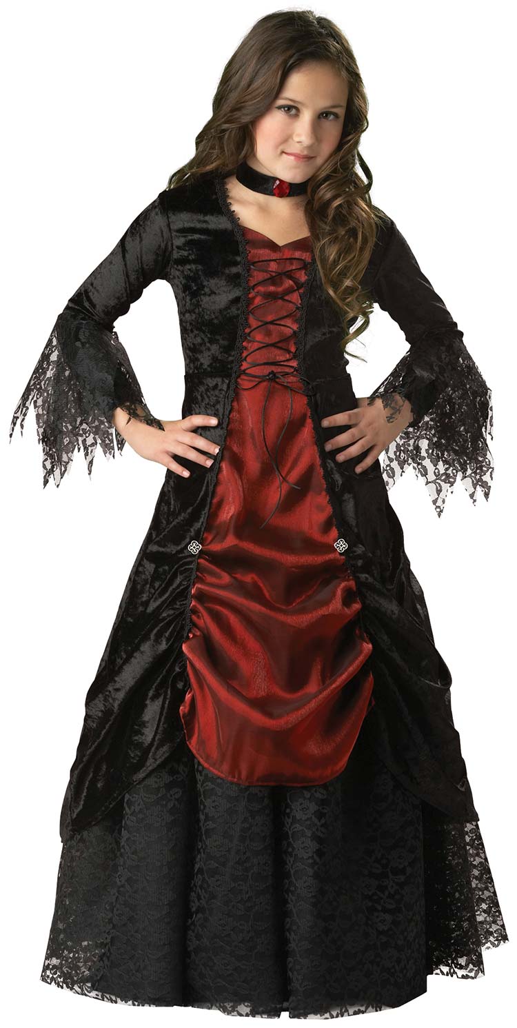 Girls Gothic Vampire Costume