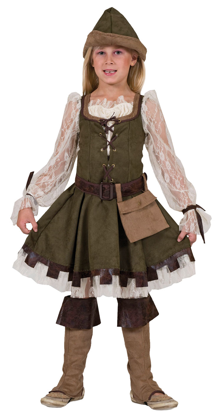 Girls Forest Lass Costume