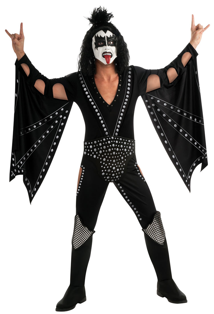 Deluxe Plus Size Gene Simmons KISS The Demon Costume - Click Image to Close