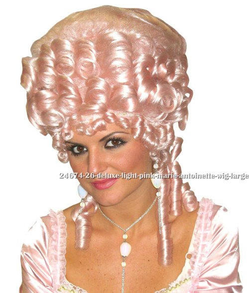 Deluxe Light Pink Marie Antoinette Wig - Click Image to Close