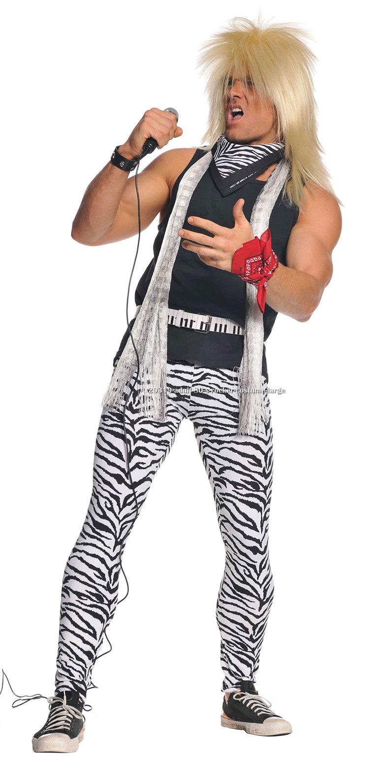 Adult 80's Rocker Costume - Click Image to Close