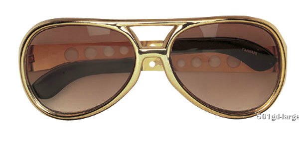 Gold Rock and Roll Sunglasses