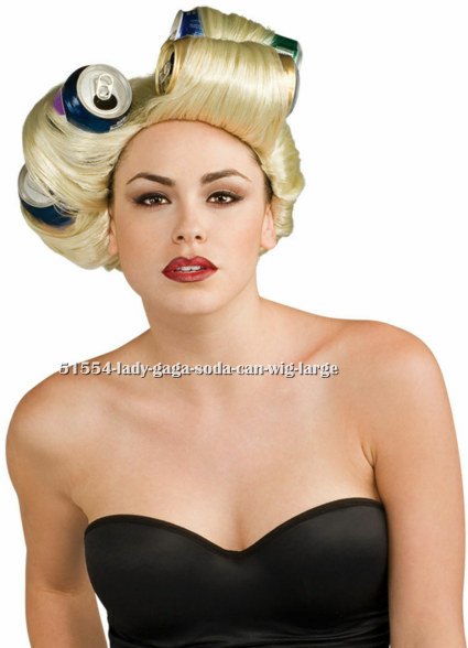 Lady Gaga Soda Can Wig - Click Image to Close