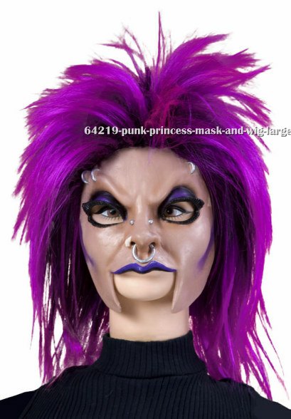 Punk Princess Mask and Wig