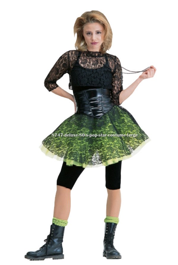 Deluxe 80's Pop Star Costume - Click Image to Close