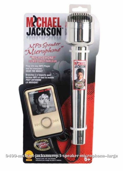 Michael Jackson MP3 Speaker 'Microphone'