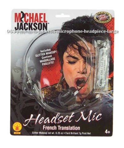 Michael Jackson Microphone Headpiece - Click Image to Close
