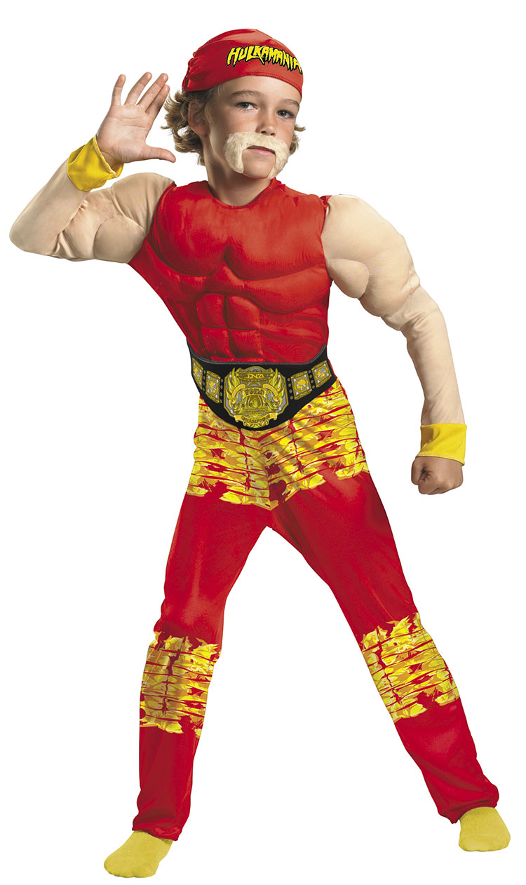 Kids Muscle Hulk Hogan Costume