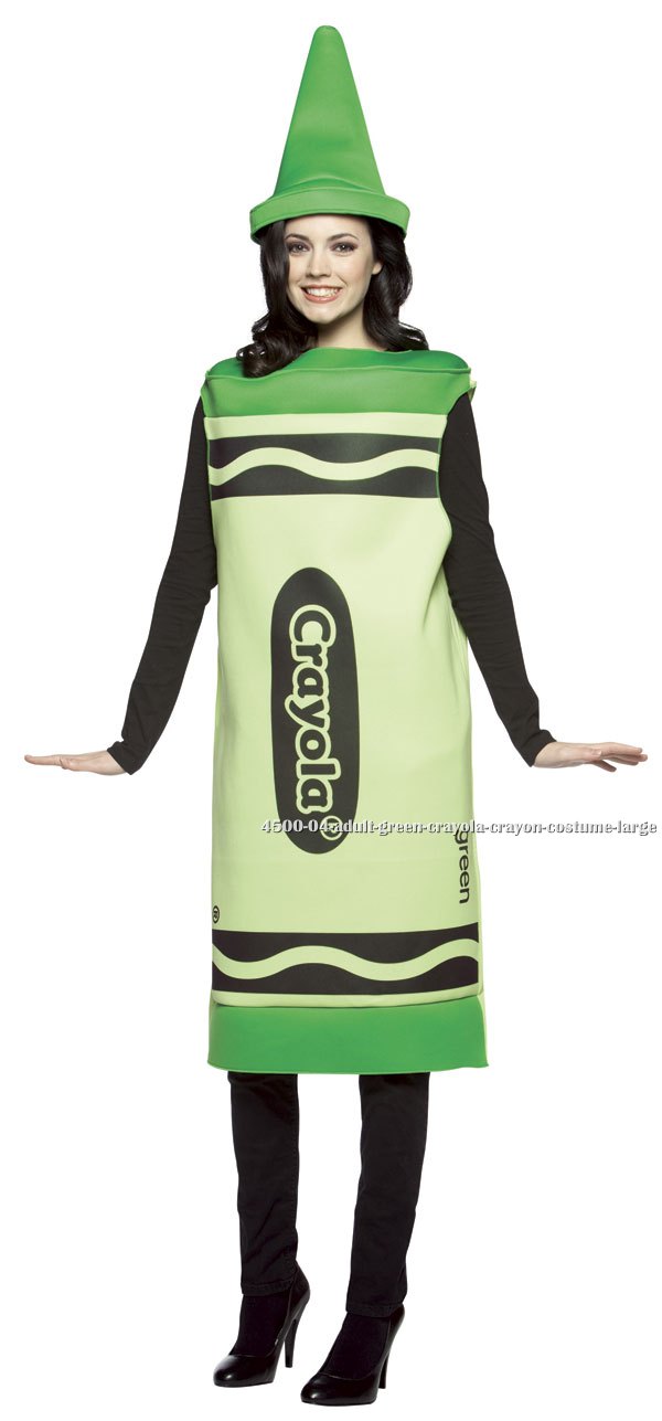 Adult Green Crayola Crayon Costume