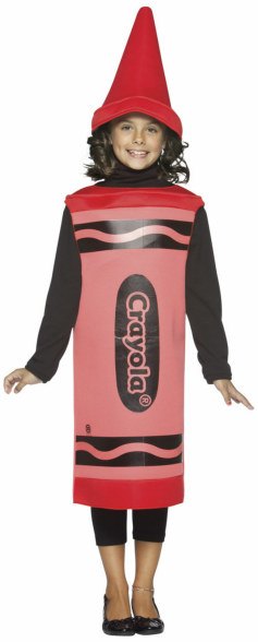 Kids Red Crayola Crayon Costume