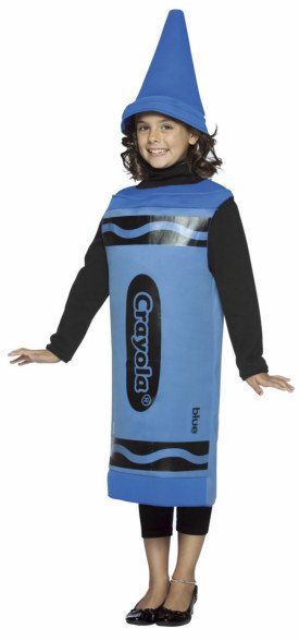 Kids Blue Crayola Crayon Costume