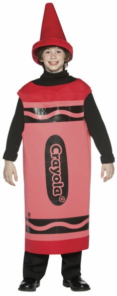 Tween Red Crayola Crayon Costume