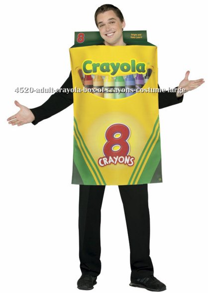 Adult Crayola Box Of Crayons Costume