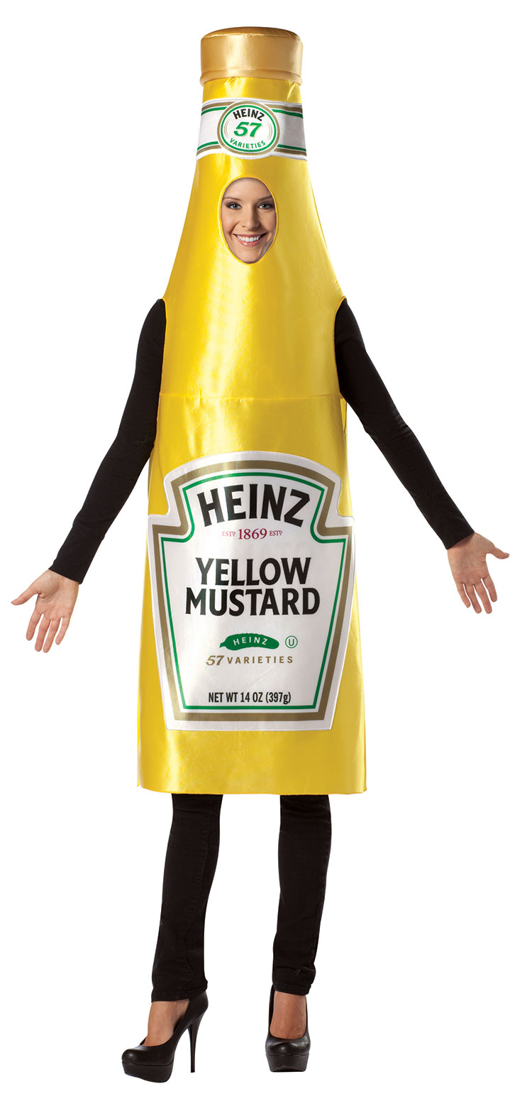 Heinz Classic Mustard Bottle Costume