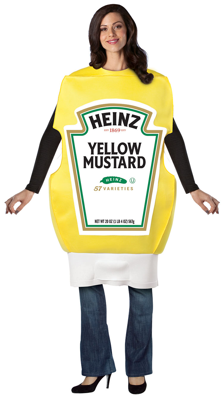 Heinz Mustard Squeeze Bottle Costume