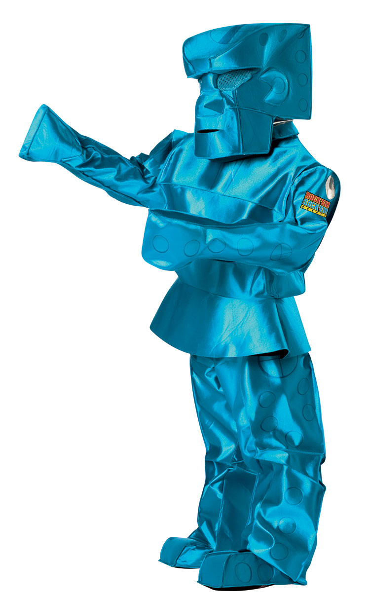 Kids Rock'em Sock'em Blue Robot Costume