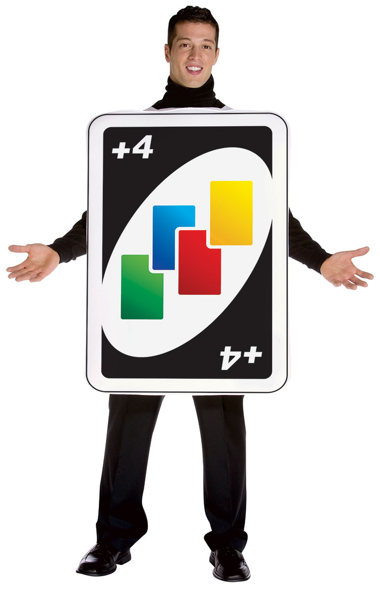 Uno Draw 4 Card Costume