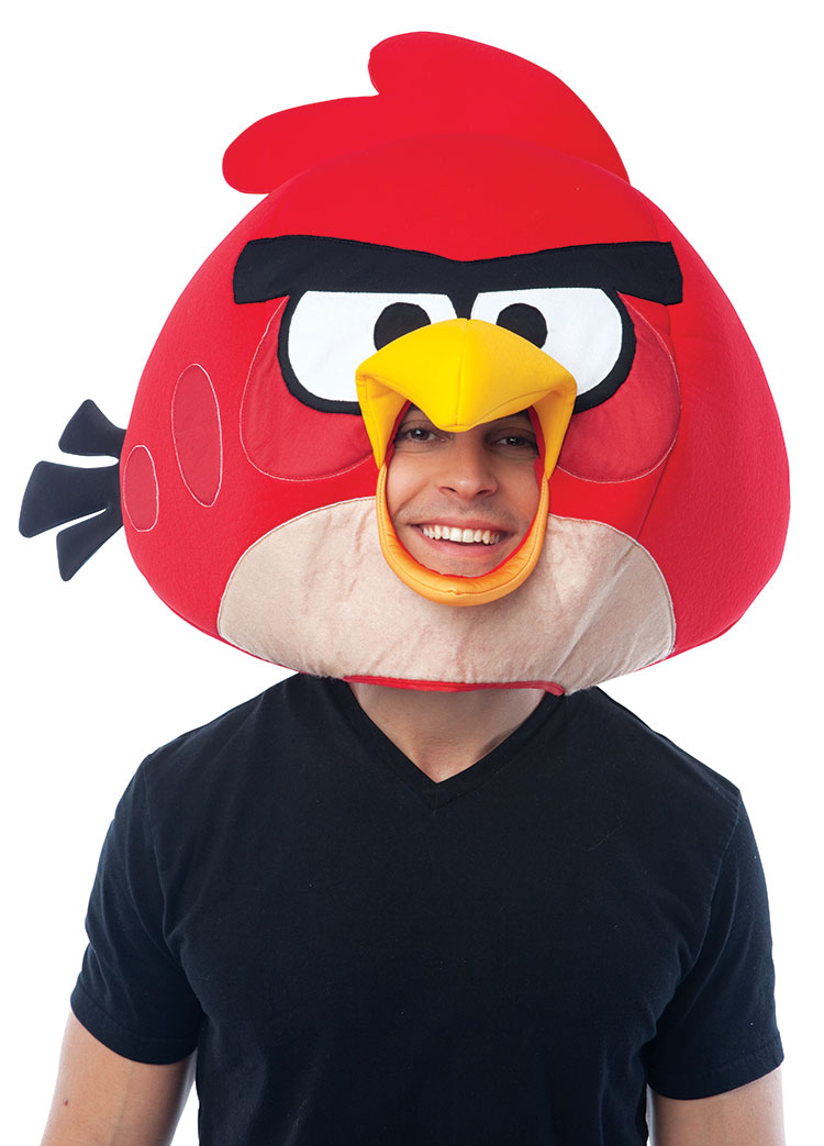 Red Angry Birds Mask