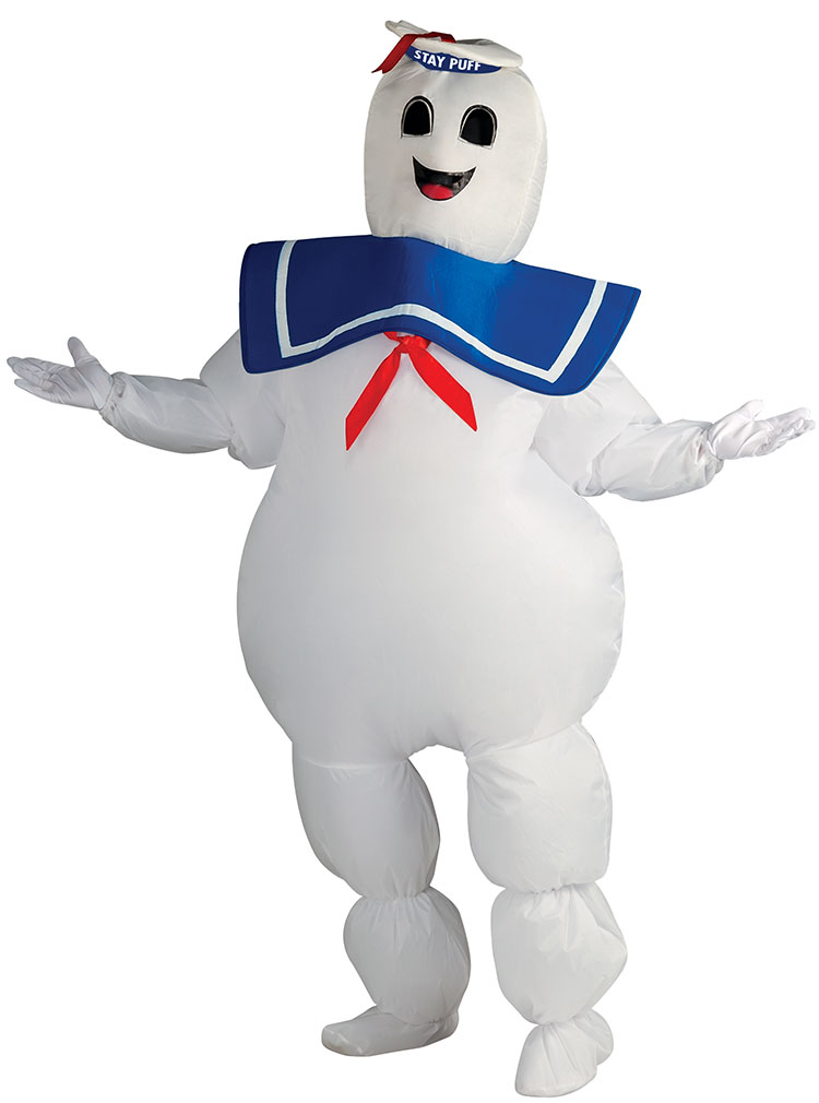 Adult Inflatable Ghostbusters Stay Puff Marshmallow Man Costume