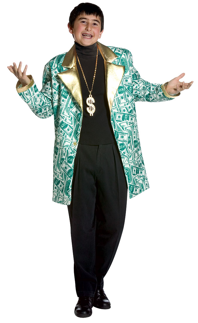 Boys Money Man Costume Jacket