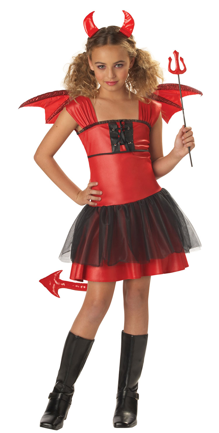 Girls Devil Darling Costume