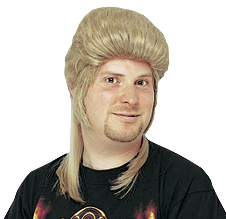 Deluxe Honey Blonde Mullet Wig