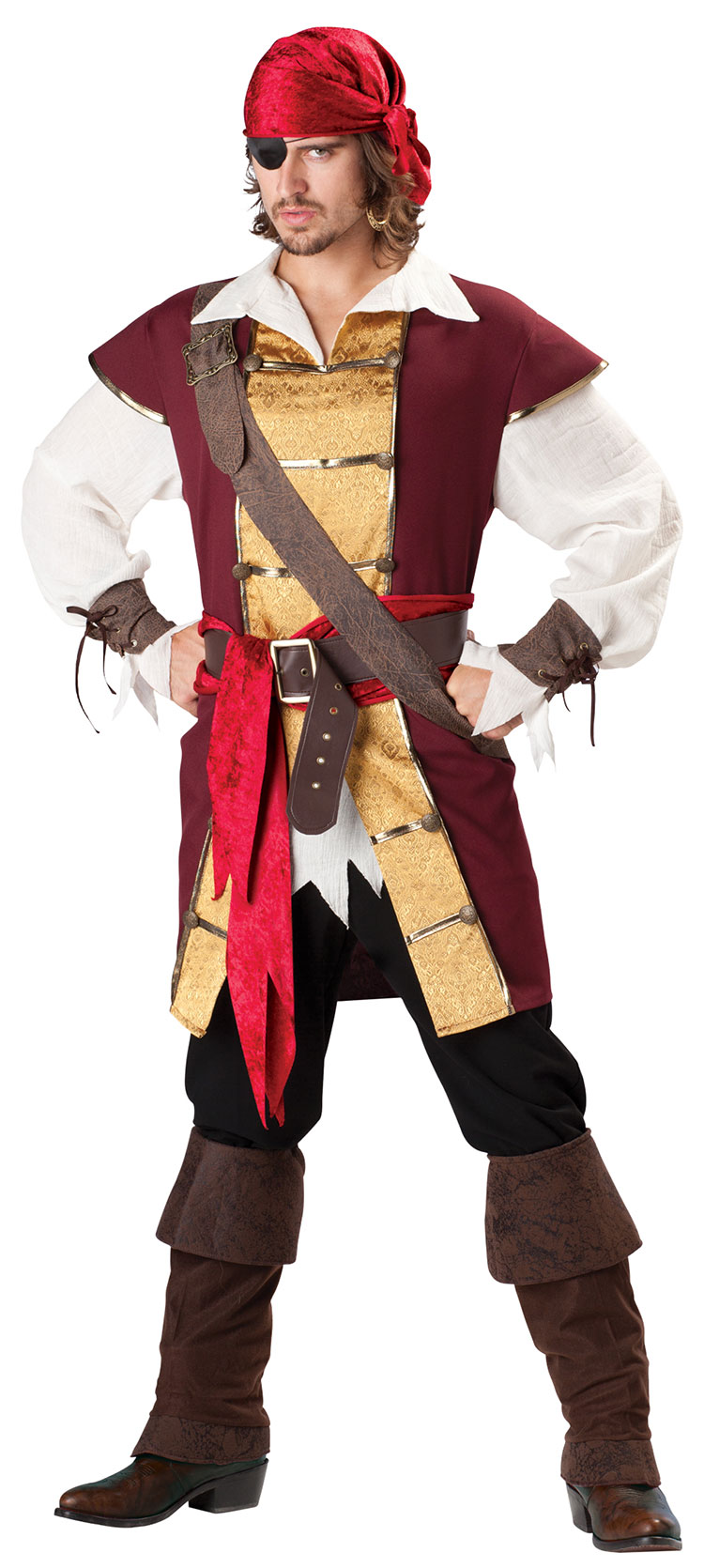 Deluxe Swashbuckler Pirate Costume