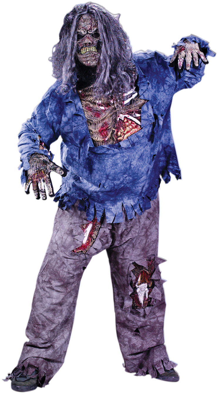 Plus Size Complete Zombie Costume