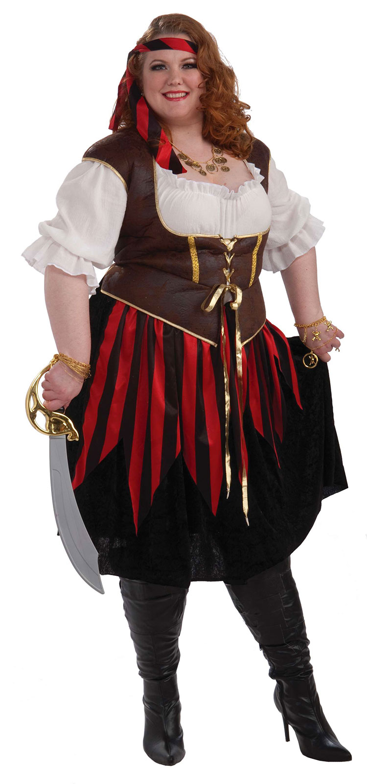 Plus Size Pirate Lady Costume