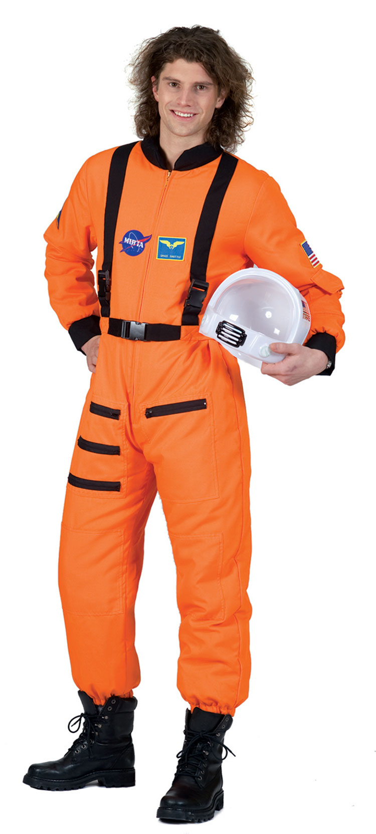 Adult Orange Astronaut Costume