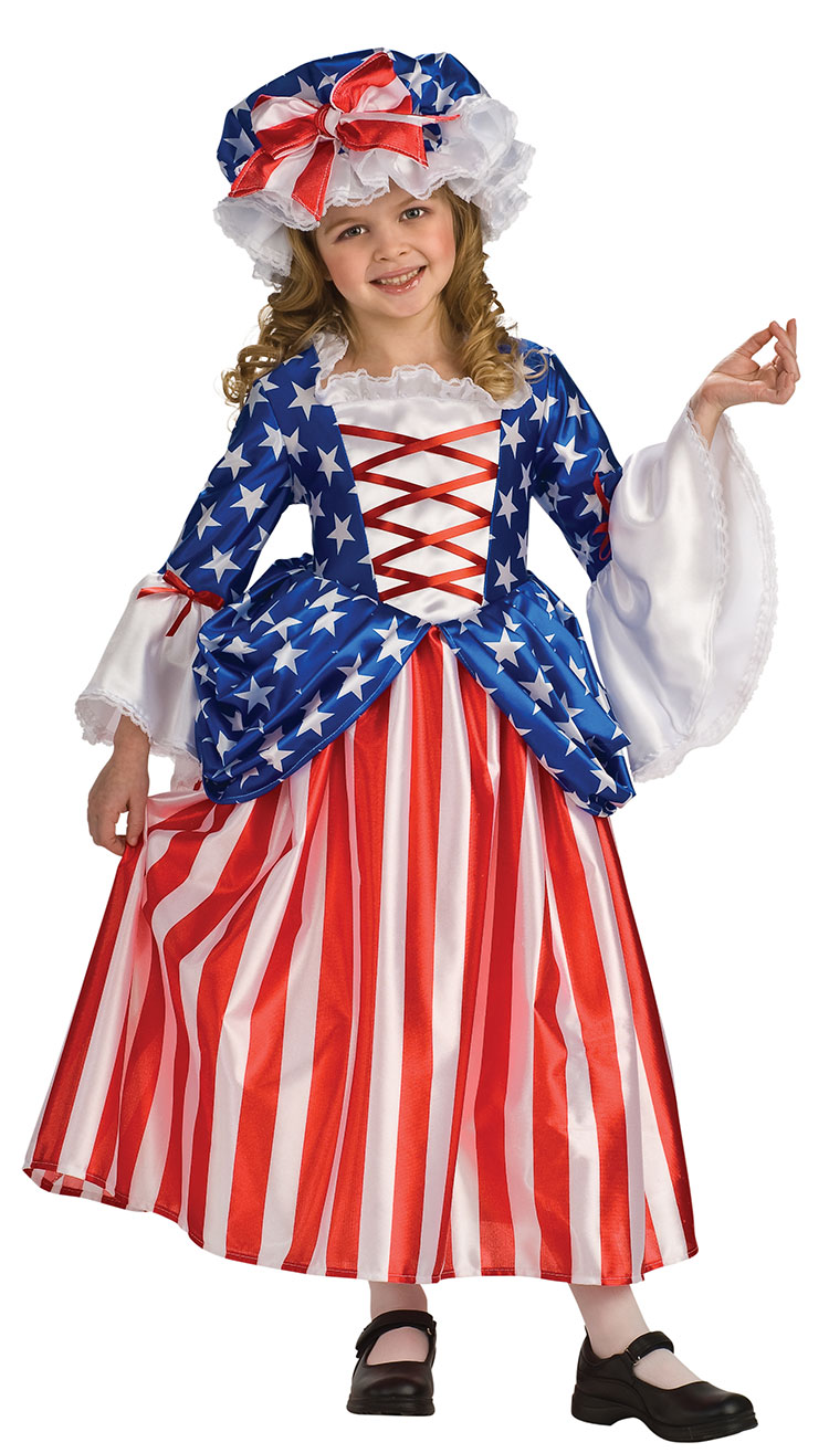 Girls Betsy Ross Costume