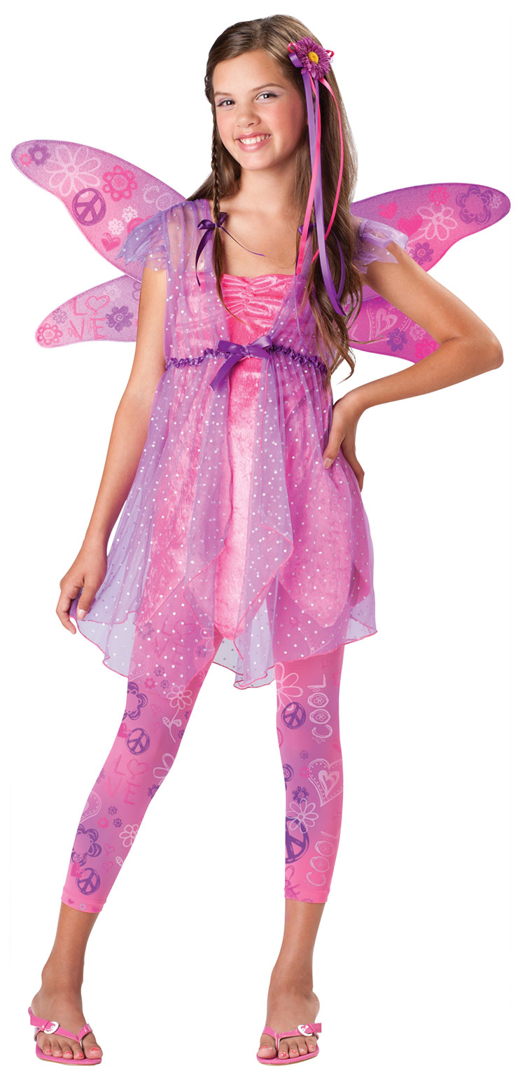 Tween Flower Power Fairy Costume