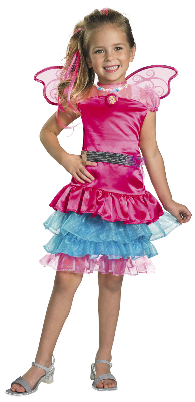 Girls Fairy Secret Barbie Costume