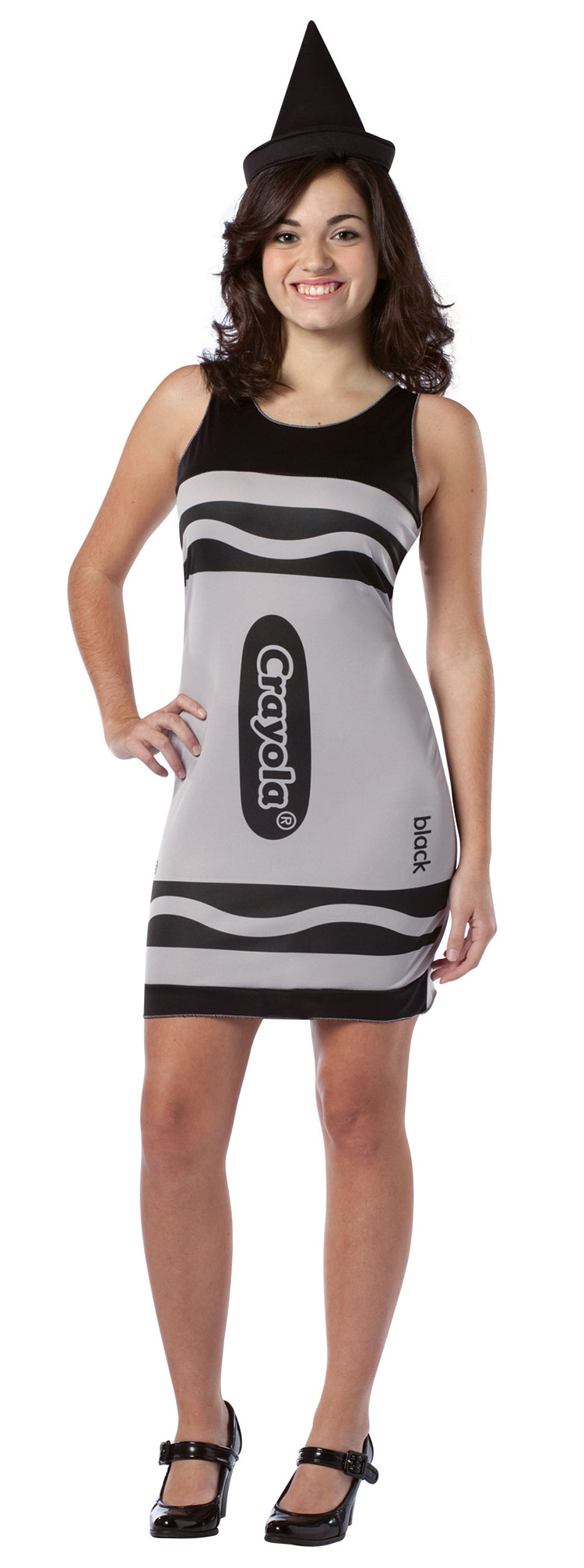 Black Crayola Costume Dress For Teen