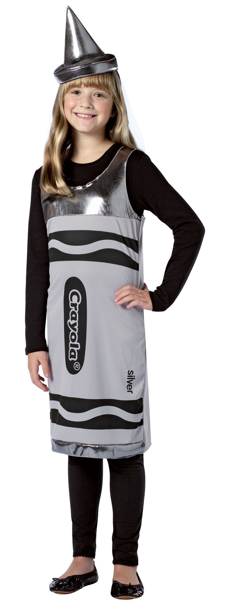 Tween Silver Crayola Costume Dress