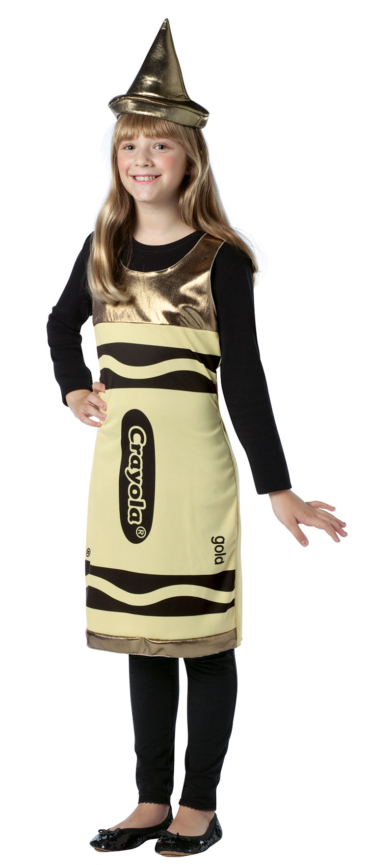 Tween Gold Crayola Costume Dress