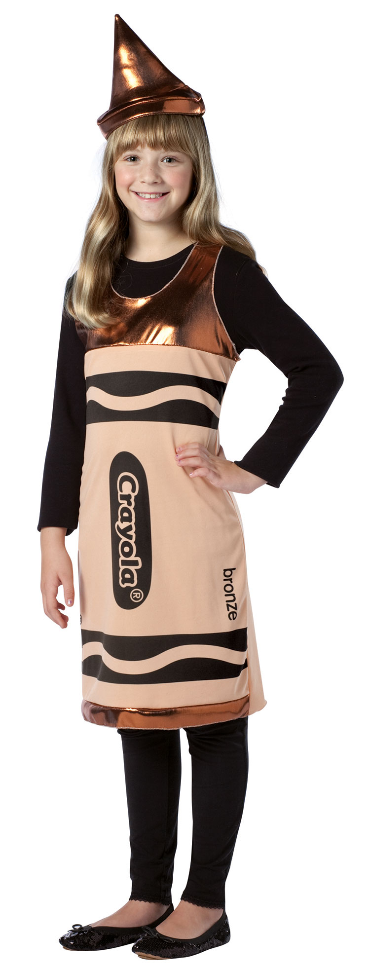 Tween Bronze Crayola Costume Dress