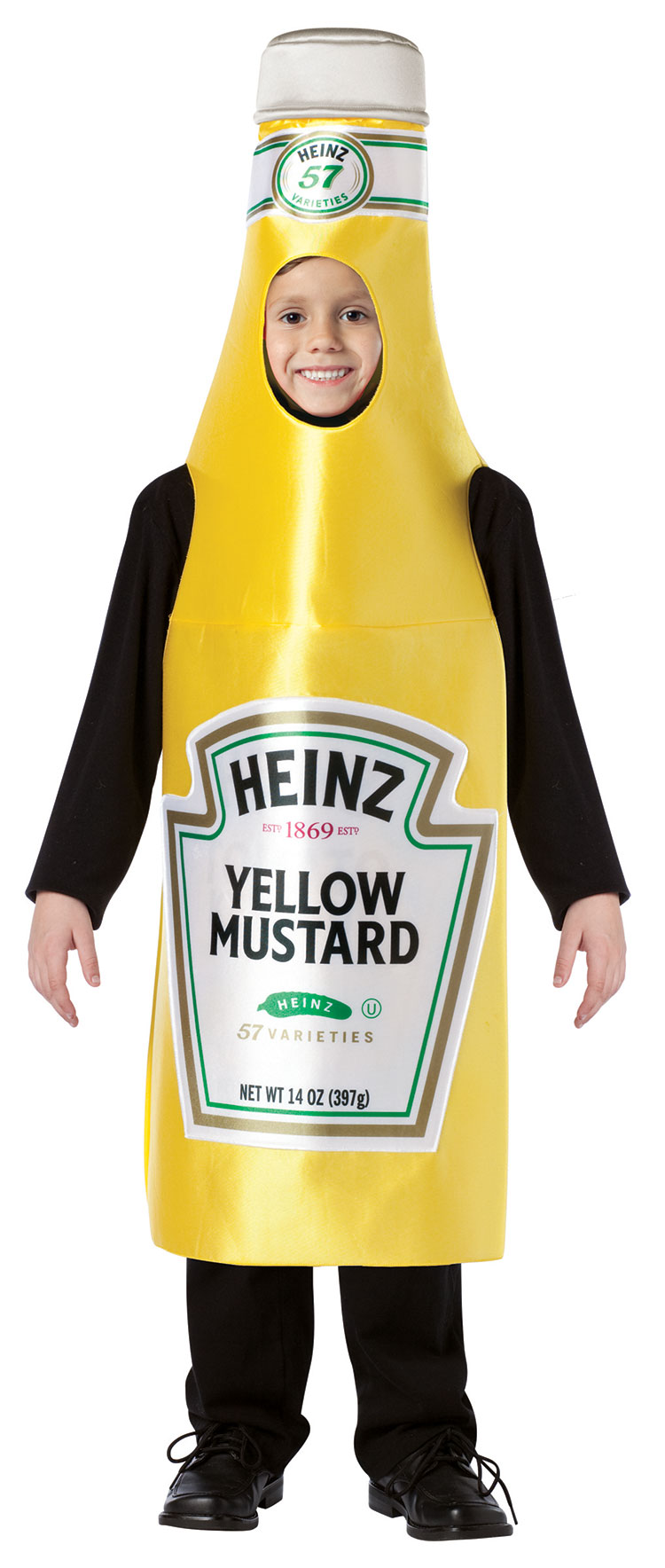 Kids Heinz Classic Mustard Bottle Costume