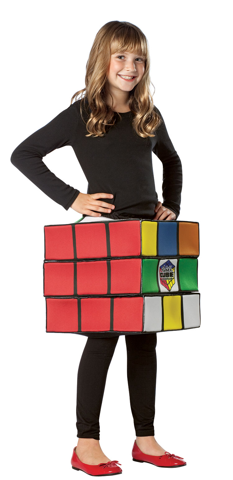 Tween Rubik's Cube Costume