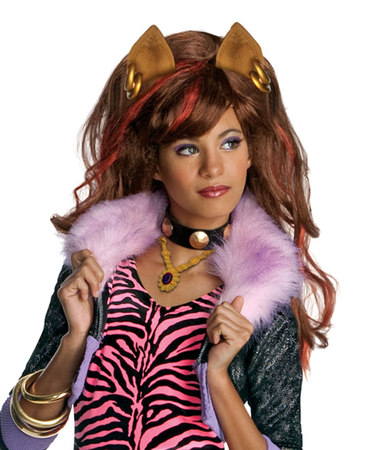 Girls Clawdeen Wolf Wig