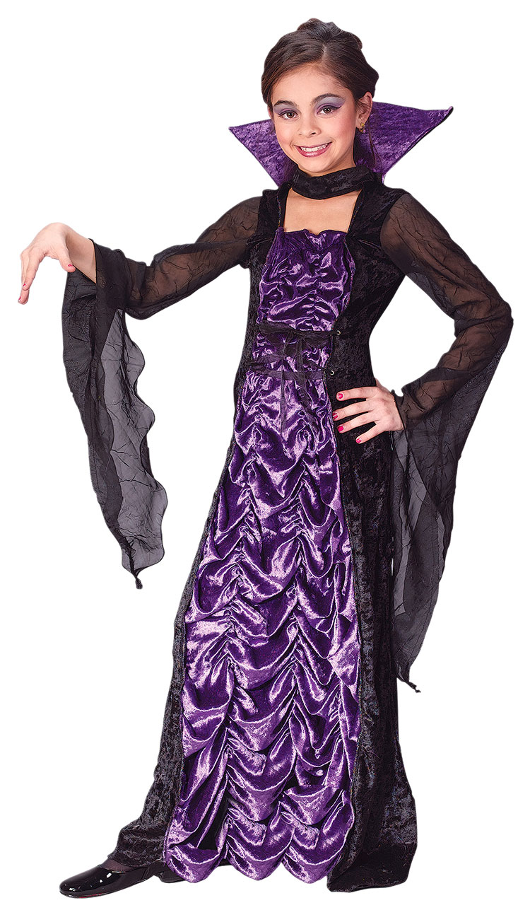 Girls Countess Of Darkness Costume