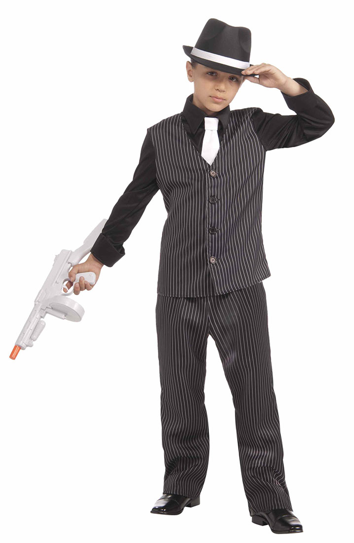 20s Lil Gangster Costume For Kids