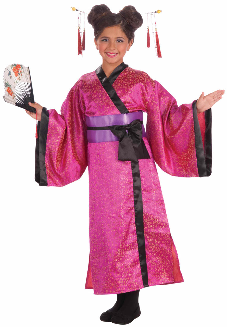 Girls Geisha Dress Costume