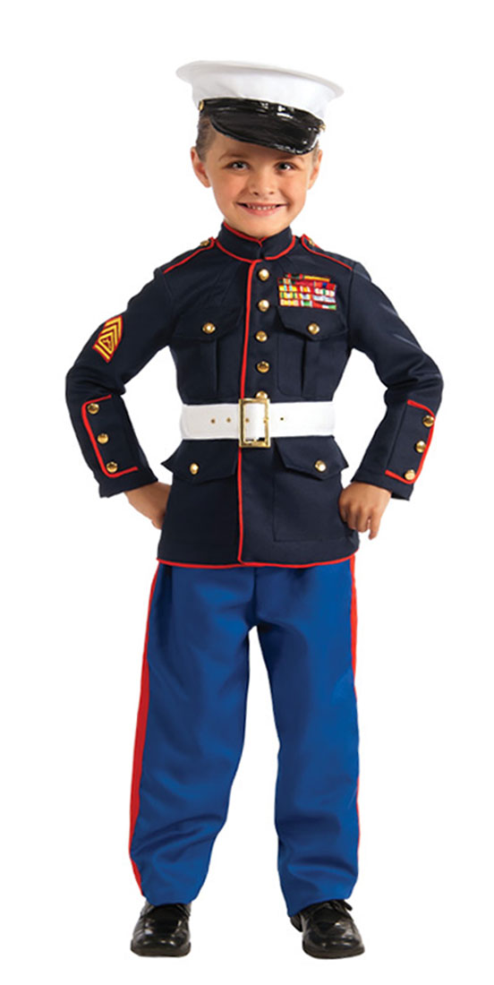 Kids Marine Dress Blues Costume