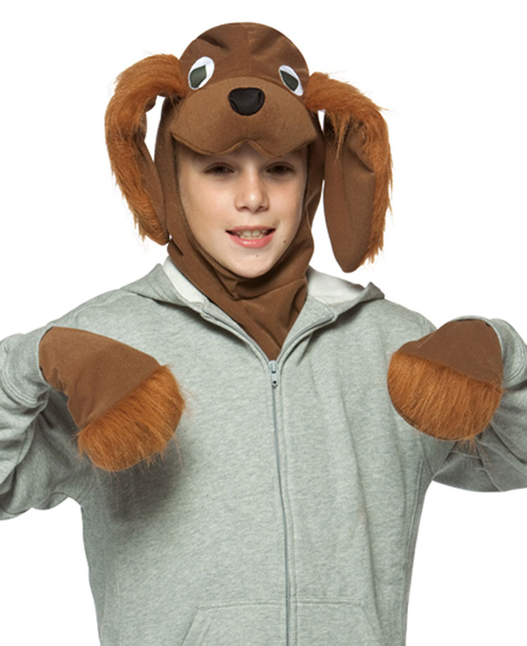 Brown Dog Costume Kit For Kids