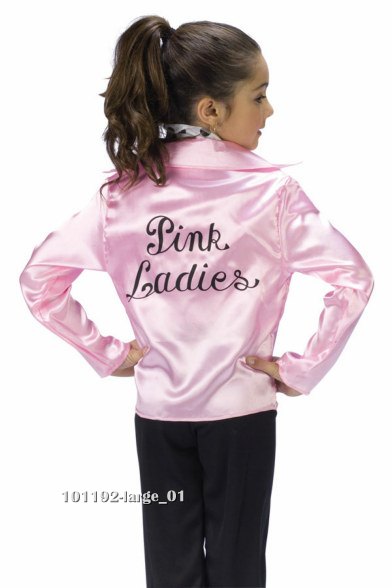 Girls Grease Pink Lady 50s Costume