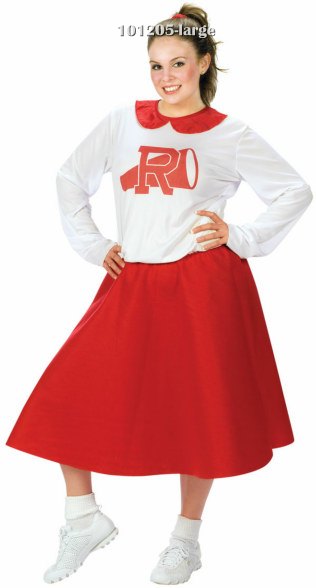 Plus Size Rydell Cheerleader 50s Costume