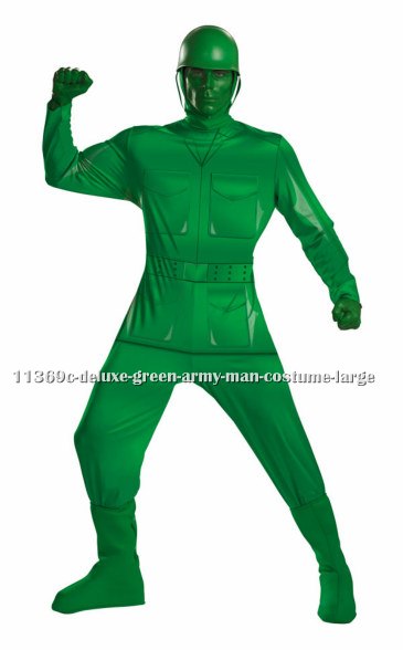 Deluxe Green Army Man Costume